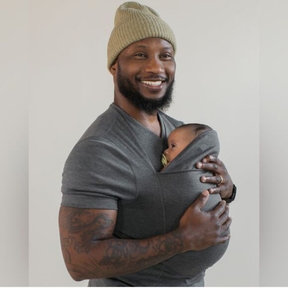 Lalabu Dad T Shirt Short Sleeve Gray Pouch M - Picture 15 of 15